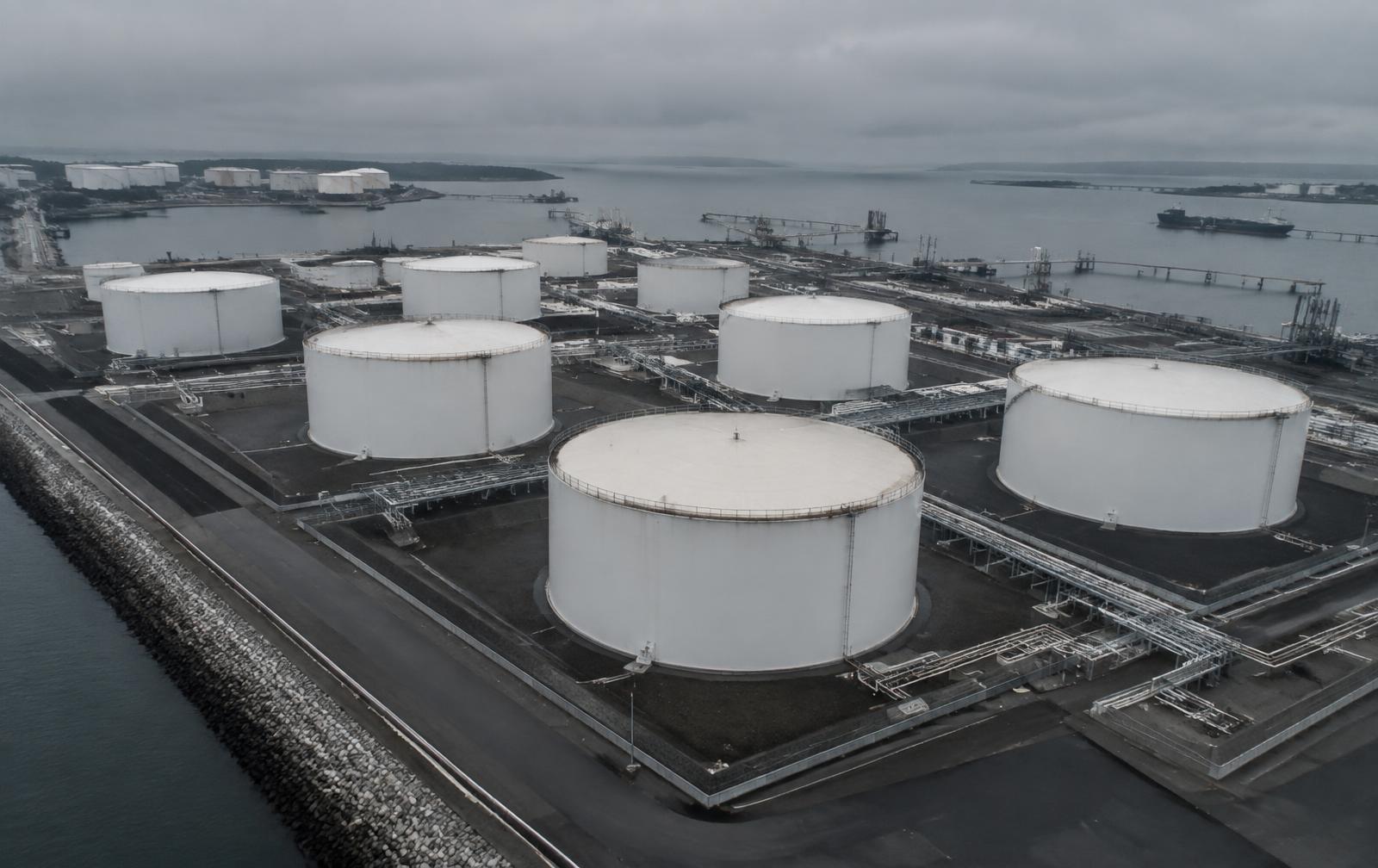 Coastal storage terminal